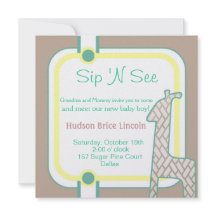 Knäppt Bebis-Giraff