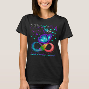 Knappt I Bära teve och Rosa för självmordsförebygg T Shirt