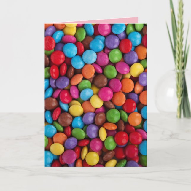 Knappt Kandy-hälsningskort Kort (Framsida)