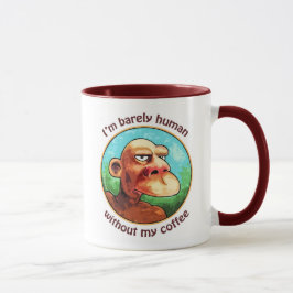 Knappt människa utan kaffe mugg