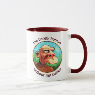 Knappt människa utan kaffe mugg