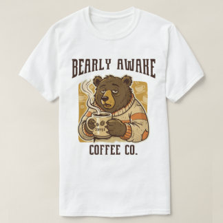 "KNAPPT VAKEN"-Sovande Björn T Shirt