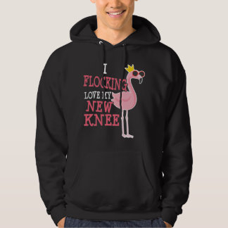 Knäprotesoperation Håll dig frisk snart Rolig skäm Hoodie