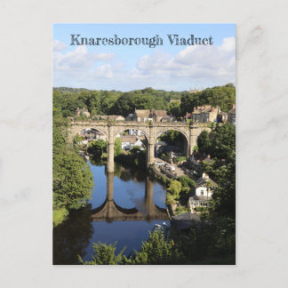 Knaresborough Viaduct, England Vykort