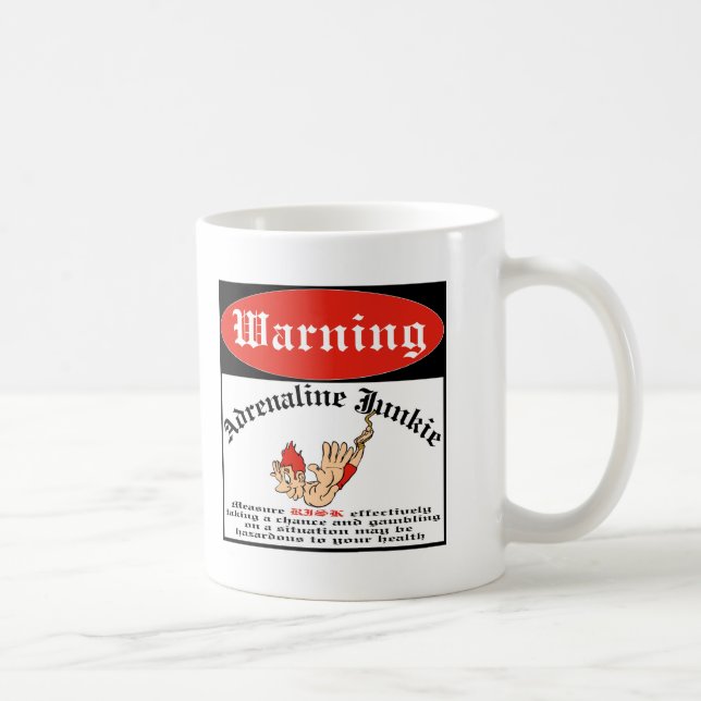 Knarkare för Bungeejumperadrenalin Kaffemugg (Höger)