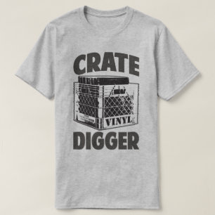 Knarkaren DJ för knarkaren för lådagrävareviny T Shirt