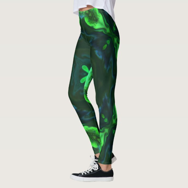 Knäsbenens töjningar leggings (Vänster)