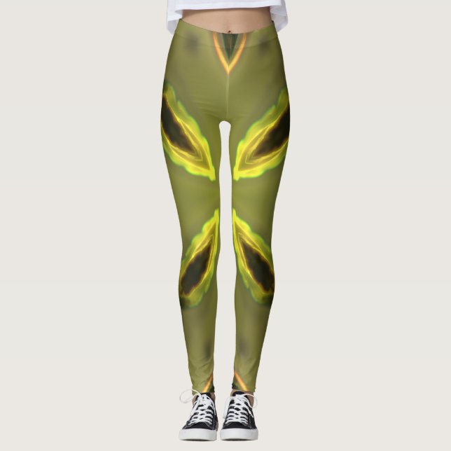 Knäsbenens töjningar leggings (Framsida)