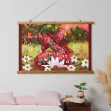 Knässköldpaddor i Fält Abstrakt Art i Daisy