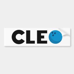 Knästötdekal för Cleo bowling Bildekal