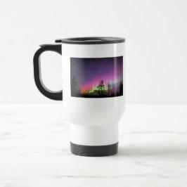 Knastra himmel Alaska för ljus för strukturkonst Resemugg