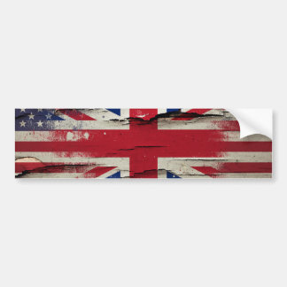Knastra målar | den brittiska amerikanska flaggan bildekal