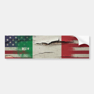 Knastra målar | den italienska amerikanska flaggan bildekal