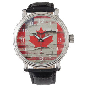 Knastra målar den kanadensiska amerikanska armbandsur