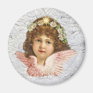 Knastrad ängel magnet