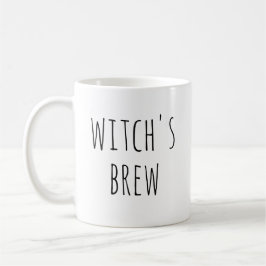 Knäströ. Svart och vit söt Halloween fest Kaffemugg