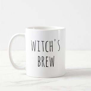Knäströ. Svart och vit söt Halloween fest Kaffemugg