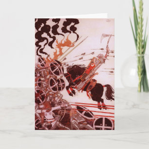 Knatten i striden vid det Kay Nielsen kortet Kort