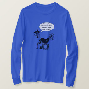 Knäutbyteskirurgi - roligt citationstecken tee shirt