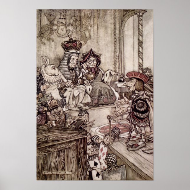 Knave före Kung och Hearts drottning Poster (Framsidan)