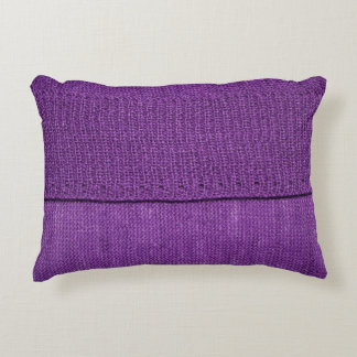 KnDued Fabric Plain Lila Struktur Prydnadskudde