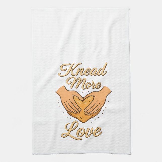 Knead More Kärlek Kitchen Towel Kökshandduk (Vertikal)