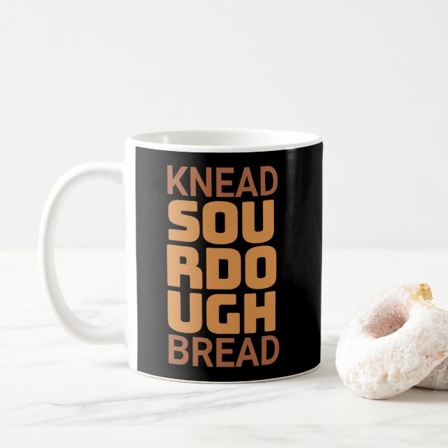 Knead Sourdough Bread Baker Bread maker Kaffemugg (Med munk)