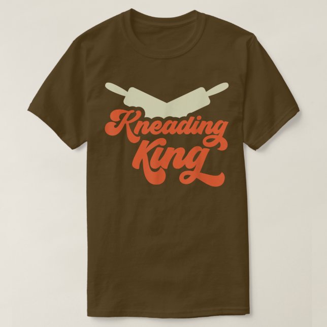 Kneading Kung Bread Dough Baker Baking T-Shirt (Design framsida)