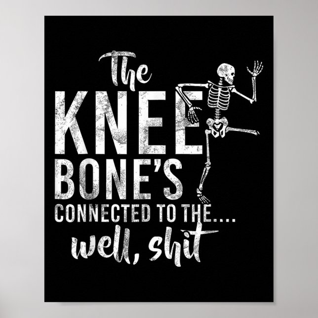 Kneben som är anslutna till brunnens Skeleton-PM Poster (Framsidan)