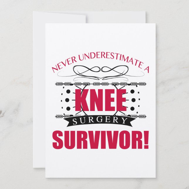 Knee Kirgery Survivor (Framsida)
