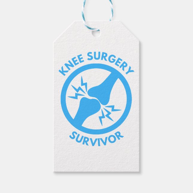Knee Kirgery Survivor Presentetikett (Framsidan)