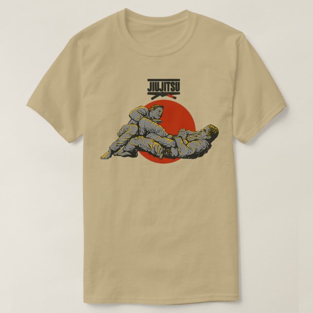 Knee pub jiu jitsu-inlaga t shirt (Design framsida)