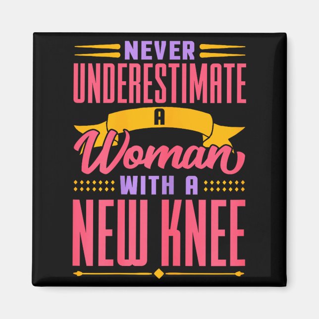 Knee Replacement For Women New Knee Surgery Recove Magnet (Framsidan)