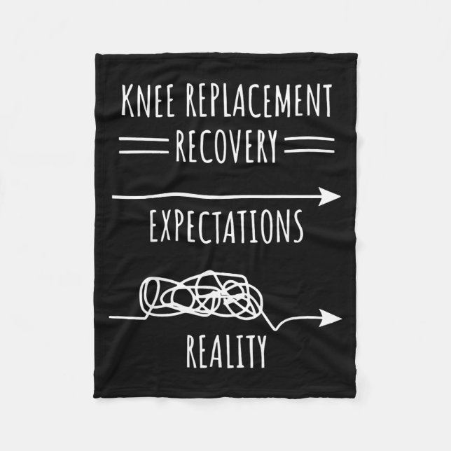 Knee Replacement Recovery Expectations Reality Sur Fleecefilt (Framsidan)