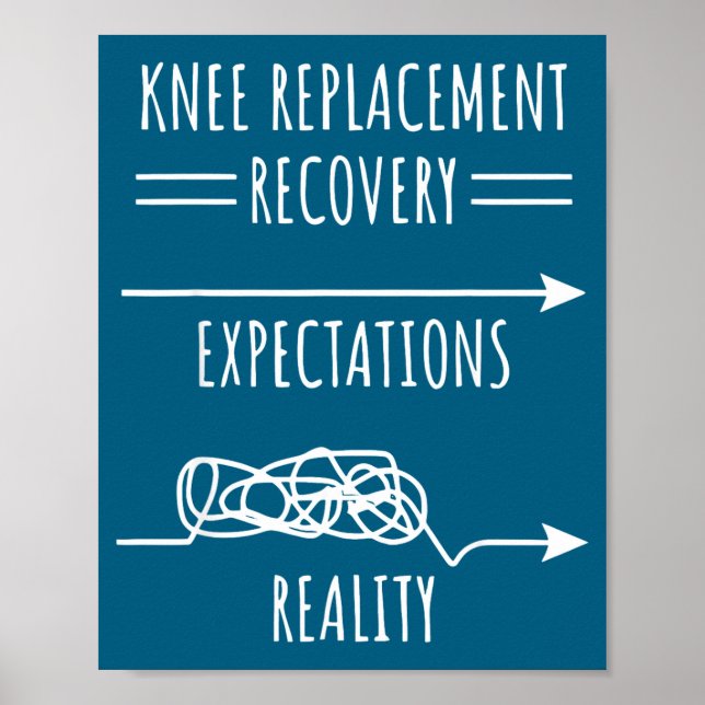 Knee Replacement Recovery Expectations Reality Sur Poster (Framsidan)
