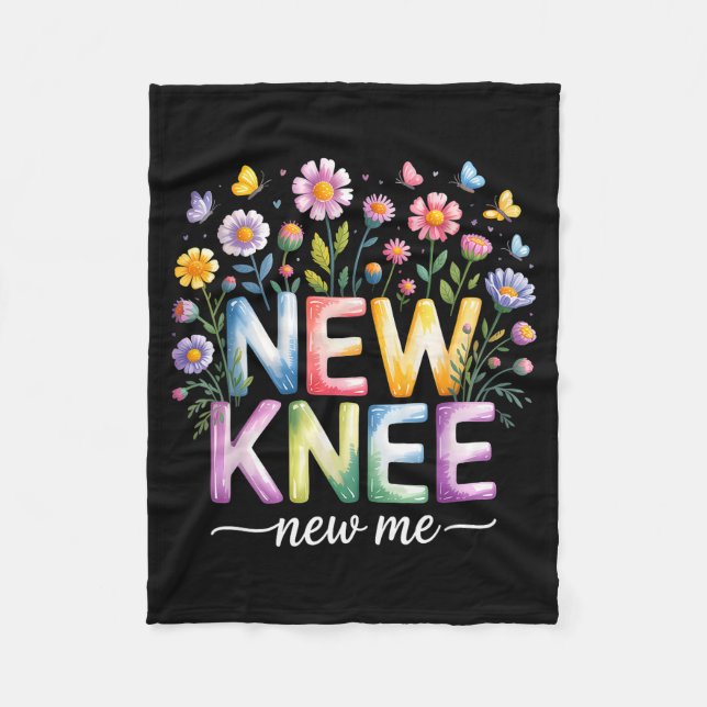 Knee Replacement Recovery Surgery Funny New Knee N Fleecefilt (Framsidan)