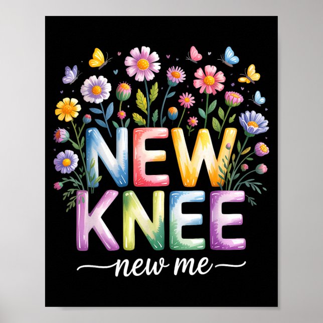 Knee Replacement Recovery Surgery Funny New Knee N Poster (Framsidan)
