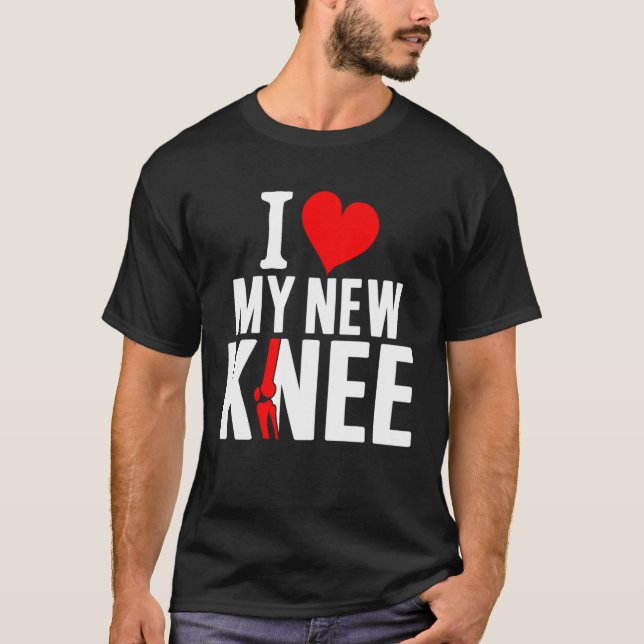 Knee Replacement Surgery Get Well Soon Post Recove T Shirt (Framsida)