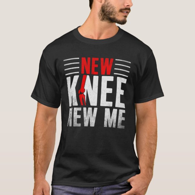 Knee Replacement Surgery Get Well Soon Post Recove T Shirt (Framsida)