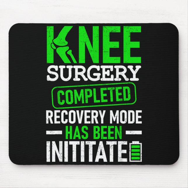 Knee Surgery Completed Recovery Mode Funny Patient Musmatta (Framsidan)