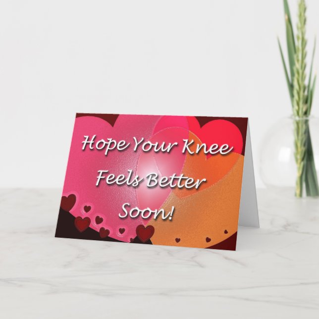 Knee Surgery får snart höra Kort (Framsida)