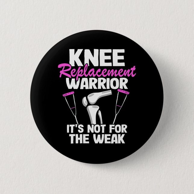 Knee Surgery Funny Knee Replacement Warrior Women Knapp (Framsida)