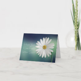 Knee Surgery Get well Soon White Daisy Kort