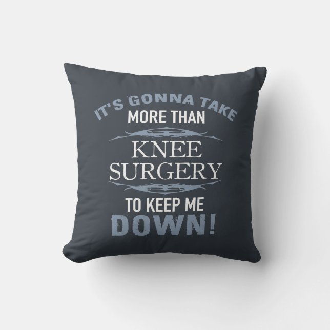Knee Surgery Humor Kudde (Framsida)