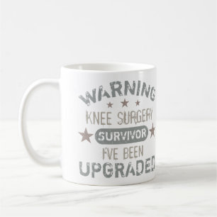 Knee Surgery Humor uppgraderad Kaffemugg