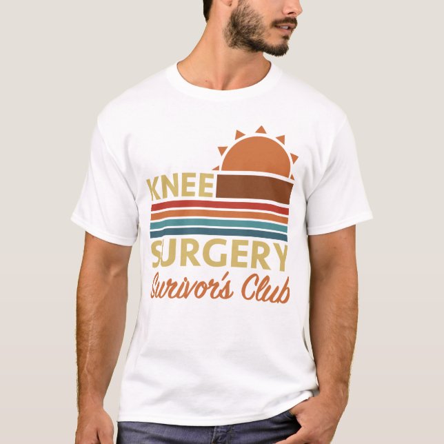 Knee Surgery Recovery Humor T Shirt (Framsida)