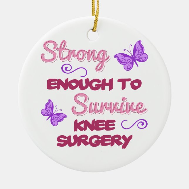 Knee Surgery Strong Julgransprydnad Keramik (Framsidan)