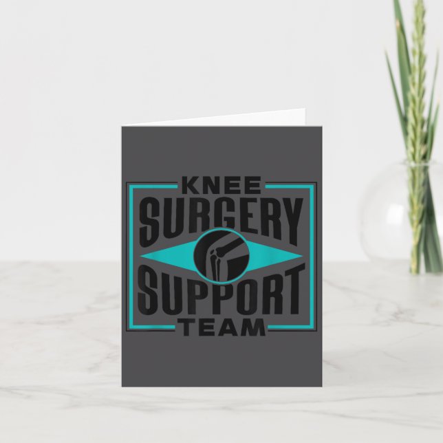 Knee Surgery Suprt Team Patient Knees Recovery Ope Kort (Framsida)