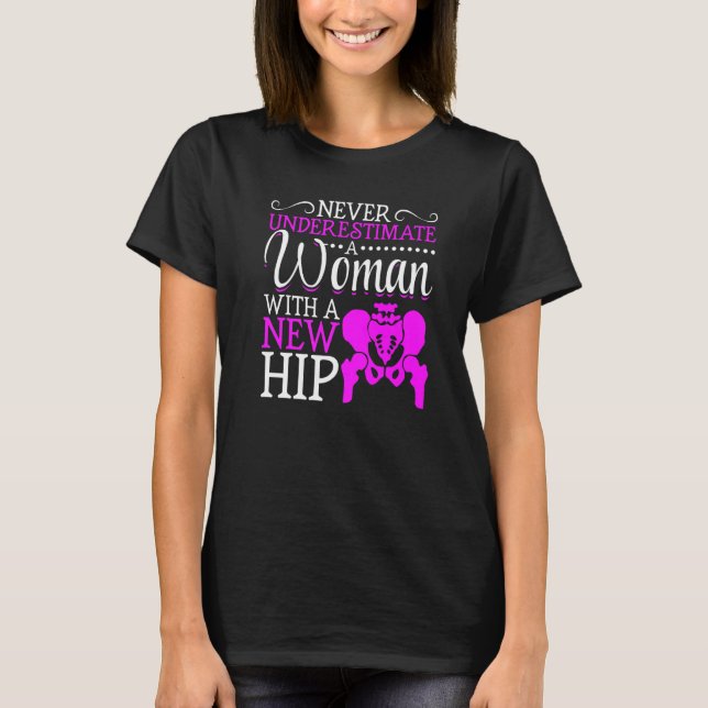 Knee Surgery Women Get Well T Shirt (Framsida)