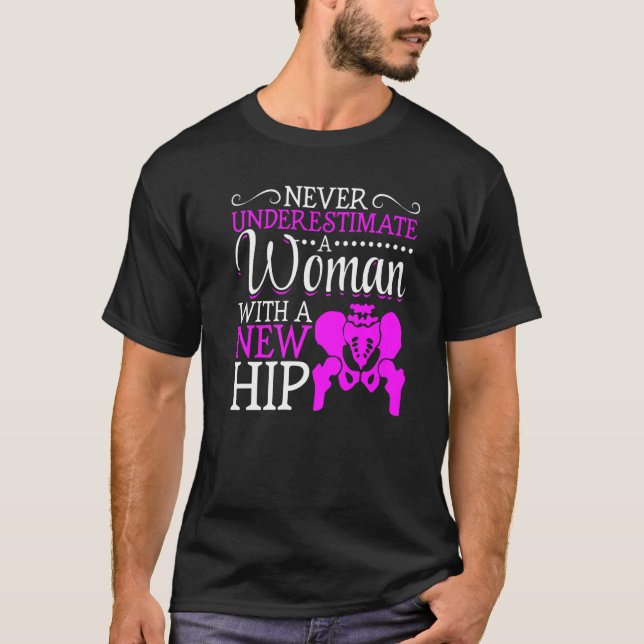 Knee Surgery Women Get Well T Shirt (Framsida)